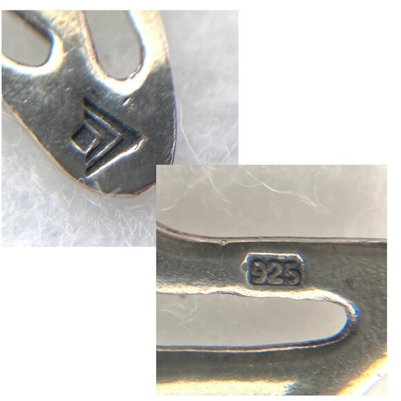 Silpada Sterling Silver 925 Wish Upon A Star Celestial Cutout Dangle Earrings - Picture 9 of 16